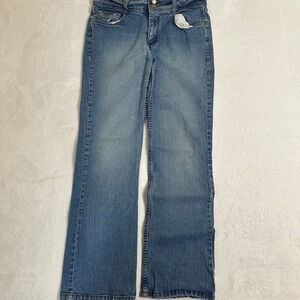 ELLEMENNO Bootcut Jeans Women's Size 7 Medium Wash Denim Y2K Style